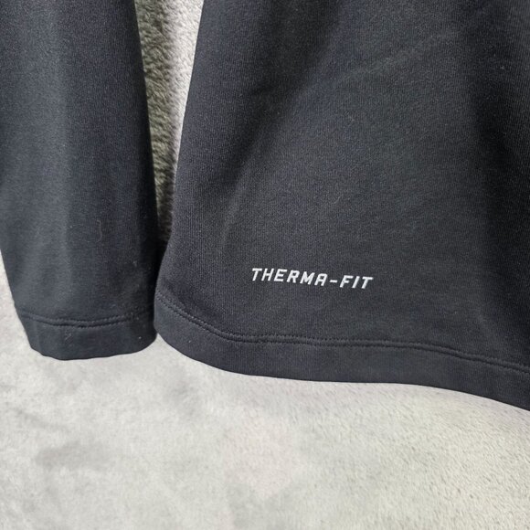 Womens Black Nike Pro Combat Dri-Fit Fitted 1/4 Zip Pullover Therma-Fit Size XS - Picture 4 of 8